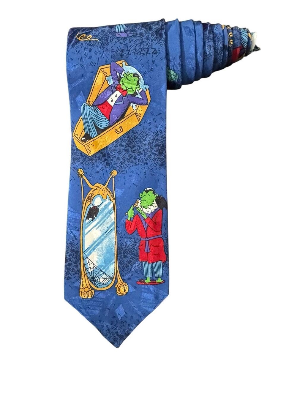 Celebrations By Hallmark Morning After Halloween Count Dracula Necktie Novelty